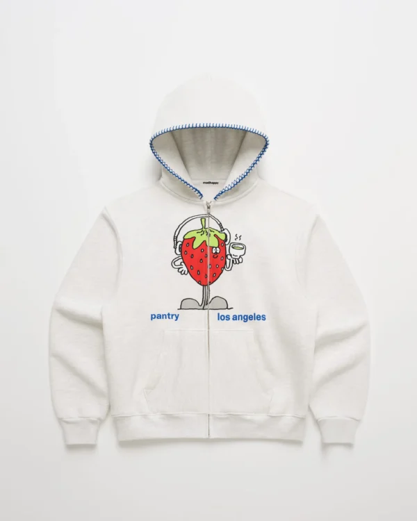 Pantry Strawberry Fleece Zip Up