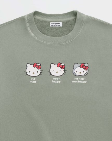Hello Kitty® Emotions Midweight Fleece Crewneck